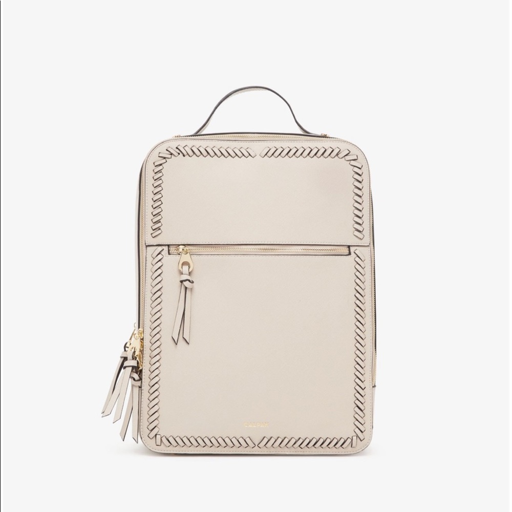 Calpak Cream Backpack